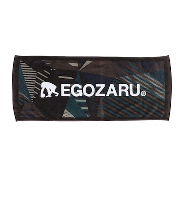 エゴザル（EGOZARU）ワイドジオメトリック スポーツフェイスタオル EZAC-S2301C013