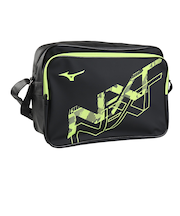 ミズノ（MIZUNO）バッグ N-XTショルダーバッグ ブラック×ライム 30L 33JSC00294 ショルダー 肩掛け 斜め掛け