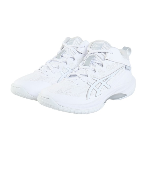アシックス（ASICS）バスケ シューズ バッシュ 白 レディ ゲル