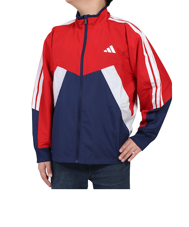 アディダス（adidas）キッズ エッセンシャルズ カラーブロック WD ジャケット KCE57-JM2022