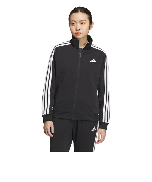 アディダス（adidas）スリーストライプス ルーズフィット ダブルニット トラックトップ JVP35-JW9786