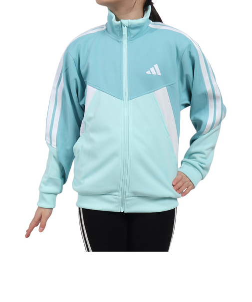 アディダス（adidas）キッズ エッセンシャルズ カラーブロック WU ジャケット KCE61-JM4509