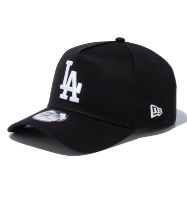 ニューエラ（NEW ERA）キャップ 9FORTY A-Frame ロサンゼルス・ドジャース ブラック×ホワイト 56.8-60.6cm 14525038 シ…