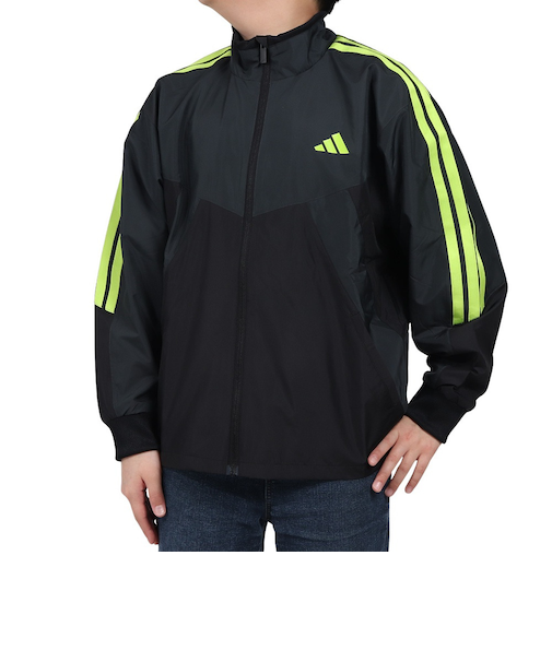 アディダス（adidas）キッズ エッセンシャルズ カラーブロック WD ジャケット KCE57-JM2021