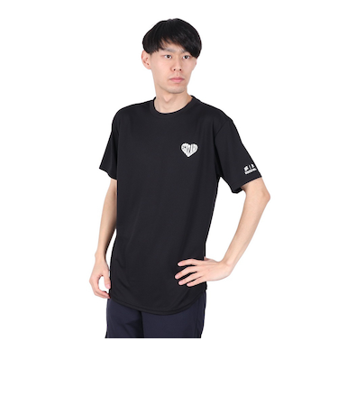 エゴザル（EGOZARU）バスケットボールウェア ハートロゴ Tシャツ EZSS25UST007C001
