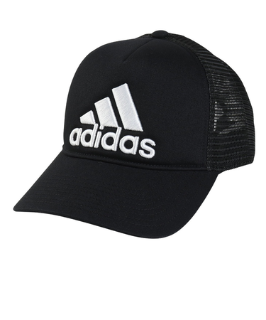 アディダス（adidas）帽子 トラッカーキャップ 黒 57-63cm DVV02-JH3727 スポーツキャップ メッシュ