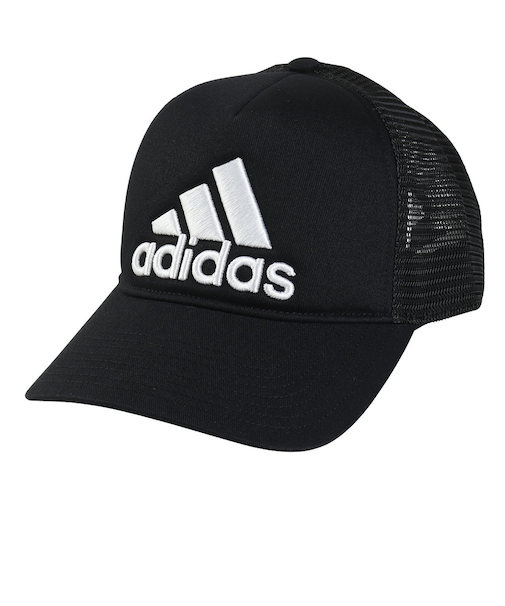 アディダス（adidas）帽子 トラッカーキャップ 黒 57-63cm DVV02-JH3727 スポーツキャップ メッシュ