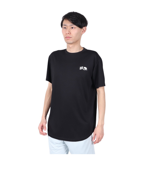エゴザル（EGOZARU）バスケットボールウェア ワンポイント デュアルロゴ Tシャツ EZSS25UST004C001