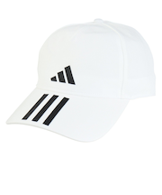 アディダス（adidas）帽子 スリーストライプス AEROREADY ベースボールキャップ 白 57-63cm MKD80-HT2043 スポーツキャップ
