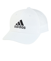 アディダス（adidas）ジュニア 刺しゅうロゴ 軽量 ベースボール エンボスキャップ 白 51-54cm DKH27-II3552 スポーツキャップ