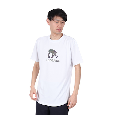 エゴザル（EGOZARU）バスケットボールウェア ワイドジオメトリックロゴ Tシャツ EZSS25UST001C002
