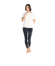 ロキシー（ROXY）フィットネス水着 レディース 水泳 CATCH THE WATER 3点セット白 25SPRSW251500WHT 水泳 スイミング スイ…