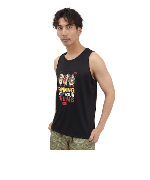 チャムス（CHUMS）ランコスチュームブービースリーブレスシャツ CH01-2500-K001