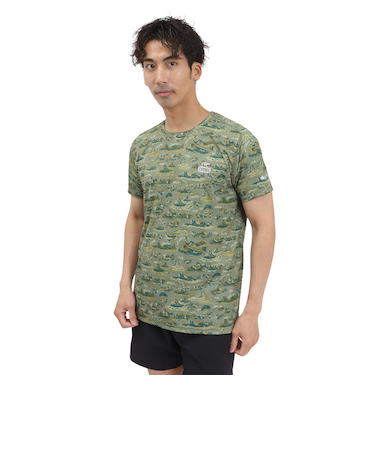 チャムス（CHUMS）ランニングオールパターン 半袖Tシャツ CH01-2498-Z352