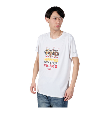 チャムス（CHUMS）ランニングコスチュームブービー 半袖Tシャツ CH01-2495-W001
