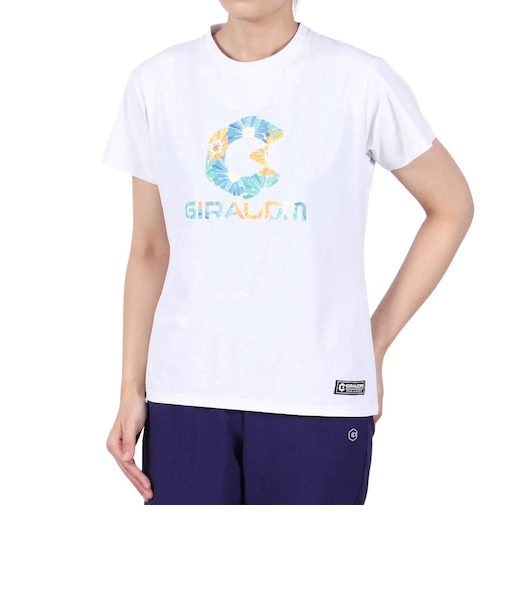 ドライプラス ジャージー プリント 半袖Tシャツ CT5S0036-TR864-GRCD WHT