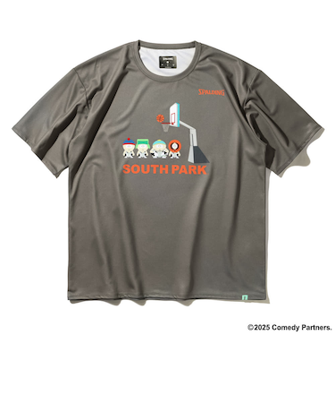 スポルディング（SPALDING）バスケットボールウェア Tシャツ サウスパーク オン ザ コート SMT25041SPST