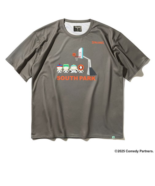 スポルディング（SPALDING）バスケットボールウェア Tシャツ サウスパーク オン ザ コート SMT25041SPST