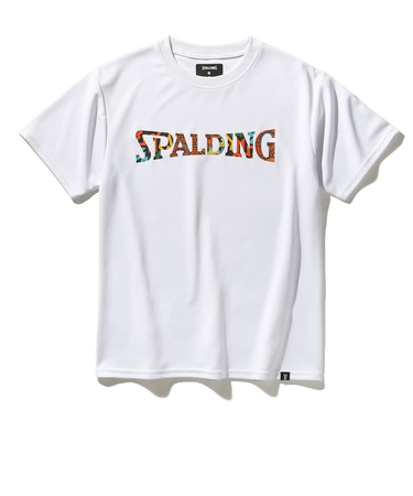 スポルディング（SPALDING）バスケットボールウェア ジュニア Tシャツ アフリカン バティック ロゴ SJT25054