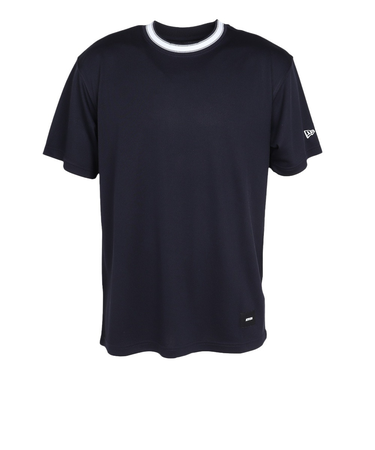 ニューエラ（NEW ERA）バスケットボールウェア Performance Apparel 半袖 テック Tシャツ Stripe Collar NVY 144…