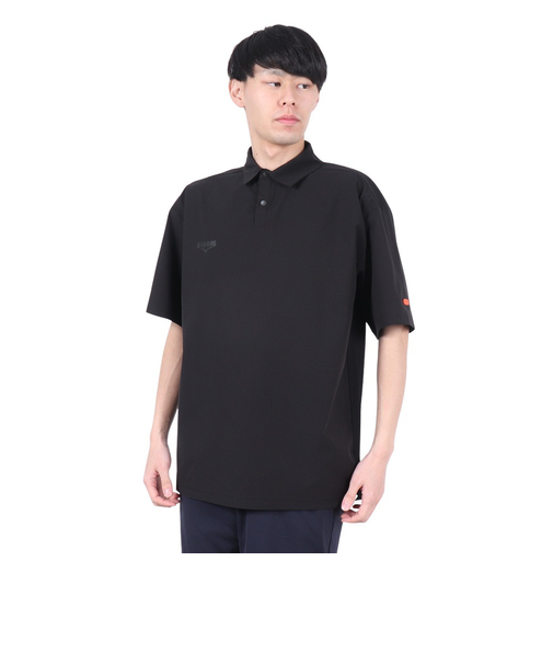 デュアリグ(DUARIG)ドライプラス 15 UV ニットエアー 半袖ポロシャツ 5S0021-TRCT-863SD BLK