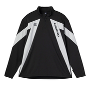 アンブロ（UMBRO）サッカーウェア THE THIRD by UMBRO ウォームアップハーフジップトップ UF5SJG10M BK00