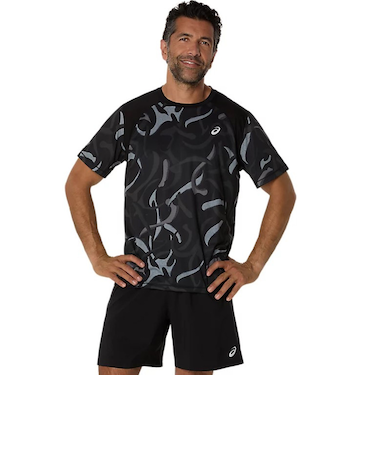 アシックス（ASICS）ROADランニンググラフィック半袖シャツ 2011D092.001