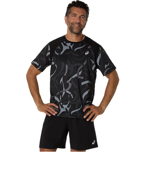 アシックス（ASICS）ROADランニンググラフィック半袖シャツ 2011D092.001