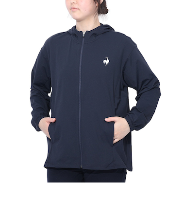 ルコックスポルティフ（lecoqsportif）接触冷感UVシャツパーカー LT5SSW20L NV00