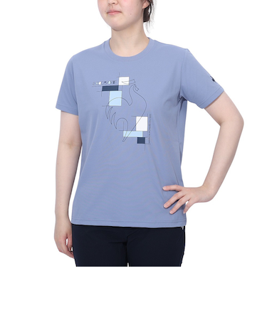 ルコックスポルティフ（lecoqsportif）ヘランカサンスクリーン 半袖Tシャツ LT5SHT01L BL00
