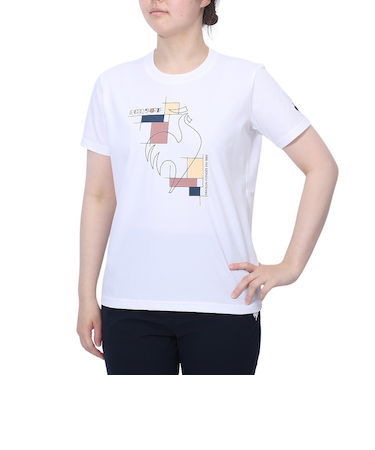ルコックスポルティフ（lecoqsportif）ヘランカサンスクリーン 半袖Tシャツ LT5SHT01L WH00