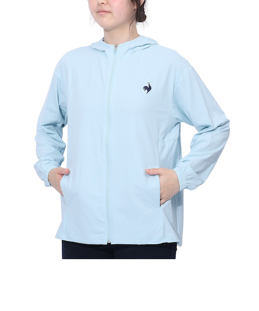 ルコックスポルティフ（lecoqsportif）接触冷感UVシャツパーカー LT5SSW20L BL00