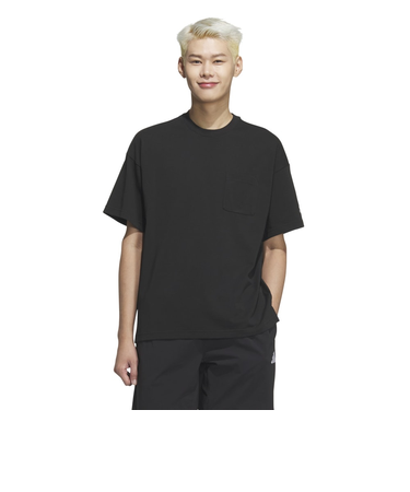 アディダス（adidas）ルーズフィット ヘビーシングルジャージー 半袖ポケットTシャツ KQD20-JM2028