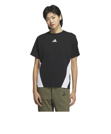 アディダス（adidas）カラーブロック 半袖Tシャツ KQD82-JP0008