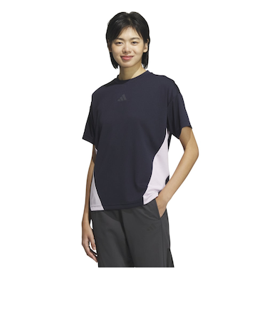 アディダス（adidas）カラーブロック 半袖Tシャツ KQD82-JP0007
