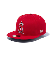 ニューエラ（NEW ERA）帽子 キャップ 59FIFTY MLBオンフィールド ロサンゼルス･エンゼルス ゲーム 14524876 日よけ 速乾 紫外線カット