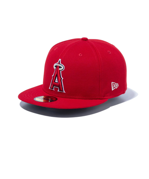 ニューエラ（NEW ERA）帽子 キャップ 59FIFTY MLBオンフィールド ロサンゼルス･エンゼルス ゲーム 14524876 日よけ 速乾 紫外線カット