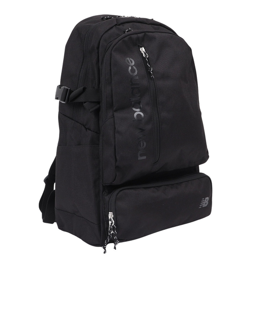 ニューバランス（new balance）リュック ビッグポケット バックパック 黒 25L LAB55619BK デイバッグ 通勤 通学