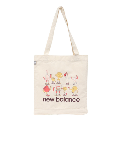 ニューバランス(new balance)トート グラフィック トートバッグ ベージュ LAB51503DTR 手持ち 肩掛け サブバッグ