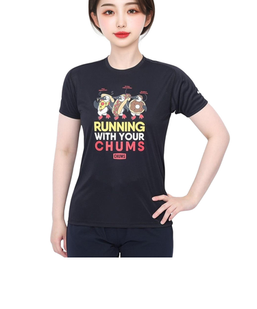 チャムス（CHUMS）ランニング Cstm BB 半袖Tシャツ CH11-2495-K001