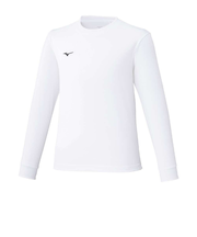 ミズノ（MIZUNO）ジュニア 長袖 丸首 ナビドライTシャツ 32MAC49501