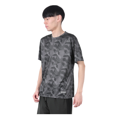 ドライプラス15 202 グラフィック メッシュ Tシャツ CT5S0041-TR863-GRES GRY