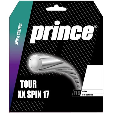 プリンス（PRINCE）硬式テニスストリング TOUR XX SPIN 17 1.25 7JJ024