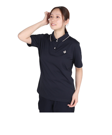 ルコックスポルティフ（lecoqsportif）サンスクリーンポロシャツ LT5SHS40L NV00
