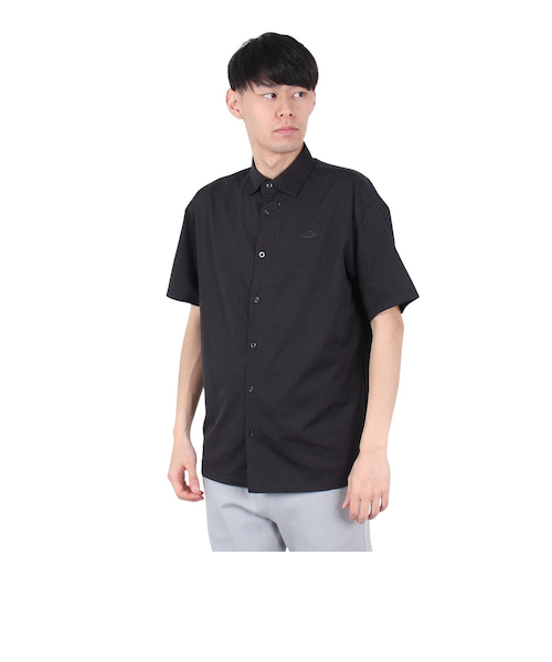 B967【希少XLサイズ】オーラリー　半袖　シャツ　2021ss 美品　高品質 Nilway シャツ オーバーサイズ花柄ドレープ 半袖 シャツ