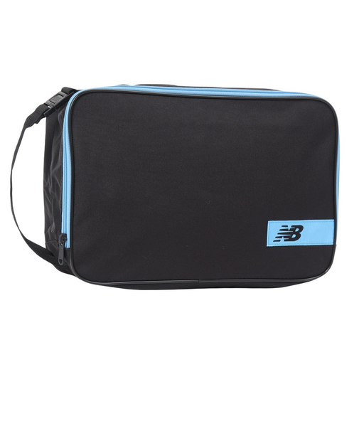 ニューバランス（new balance）シューズバッグ 黒 青 10L LAB55623ELE 靴入れ シューズ入れ シューズバッグ ロゴ入り 新調
