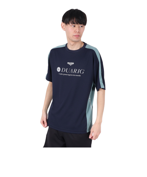 デュアリグ(DUARIG)ドライプラスクール シャインブロック UV シャツ WAKI 5S0030-TRCT-863ES NVY