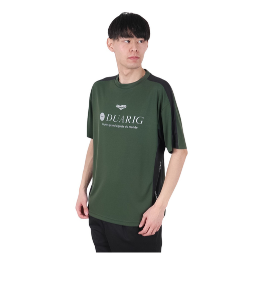 デュアリグ（DUARIG）ドライプラスクール シャインブロック UV シャツ WAKI 5S0030-TRCT-863ES DGRN