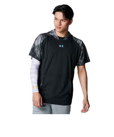 アンダーアーマー(UNDER ARMOUR)野球 ヤード ショートスリーブ フーディー 6001302 001