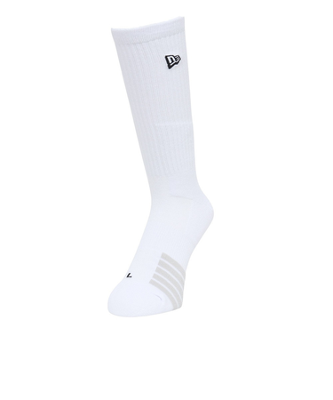 ニューエラ（NEW ERA）パフォーマンスソックス クルー バスケット WHI 14393677